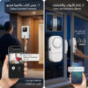 عرض جرس الباب الحديث بكاميرا + إنذار الباب والشباك اللاسلكي